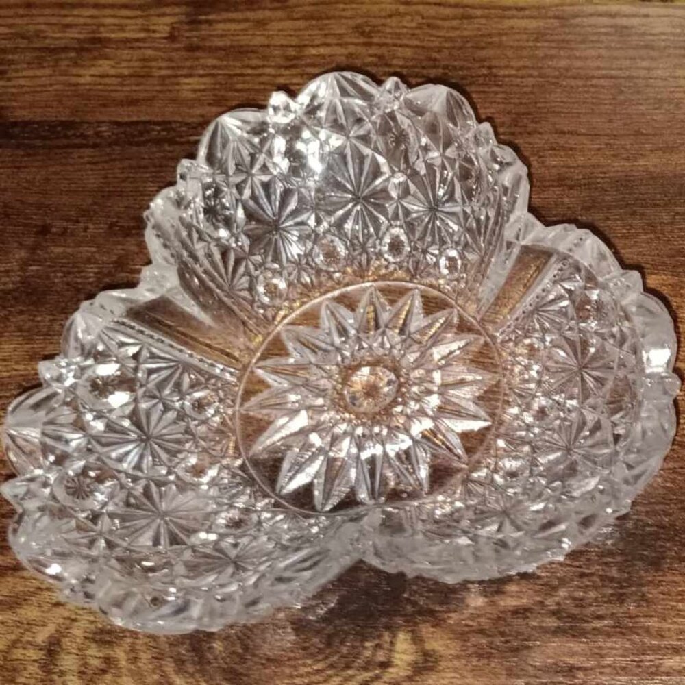 Early American Pressed Glass Duncan & Sons Ellrose Candy Dishes